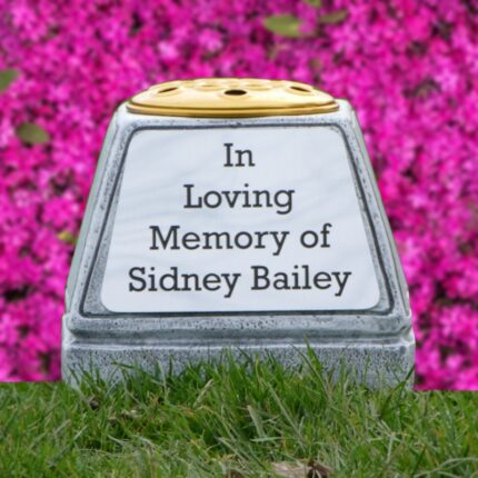 Memorial-Flower-Pot-Personalised-Snobs-Signs