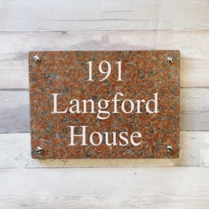 Large-Red-Granite-House-Sign