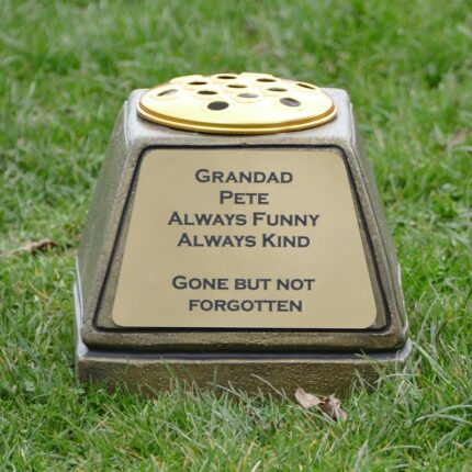 Personalised-Graveside-Flower-Pot