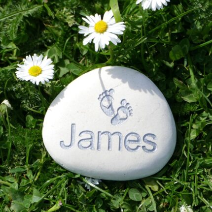 Baby-Memorial-Pebbles