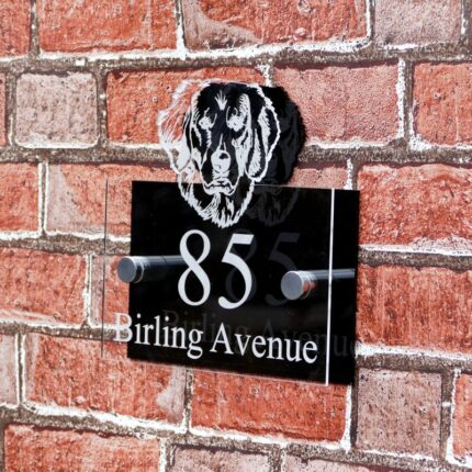 Golden Retriever House Sign