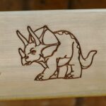 Engraved-dinosaur-childrens-bench