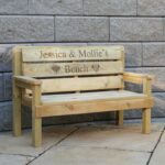 Personalised-childrens-garden-bench-by-Snobs-Signs