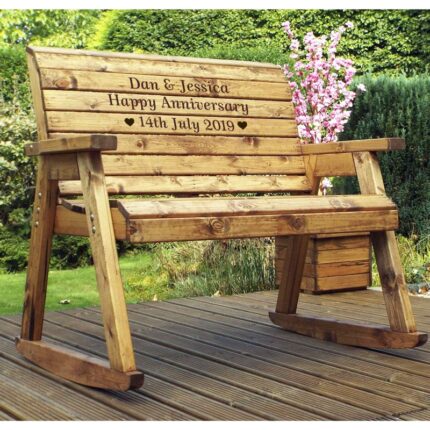 Personalised-rocking-bench